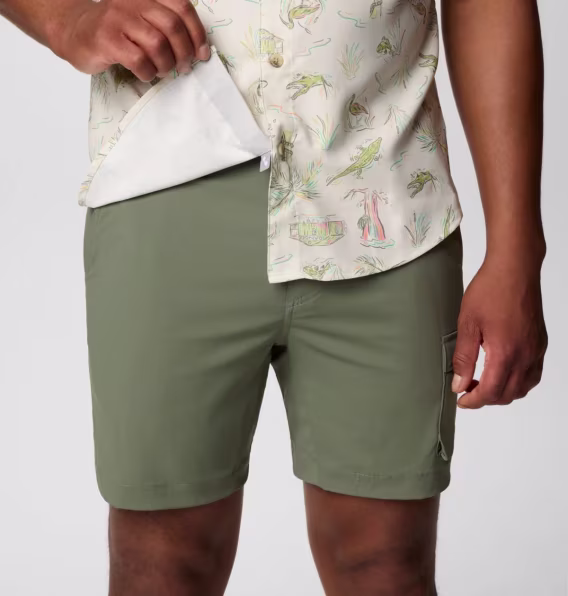 Columbia Erkek PFG Uncharted™ Baskılı Kısa Kollu Gömlek  Uzun