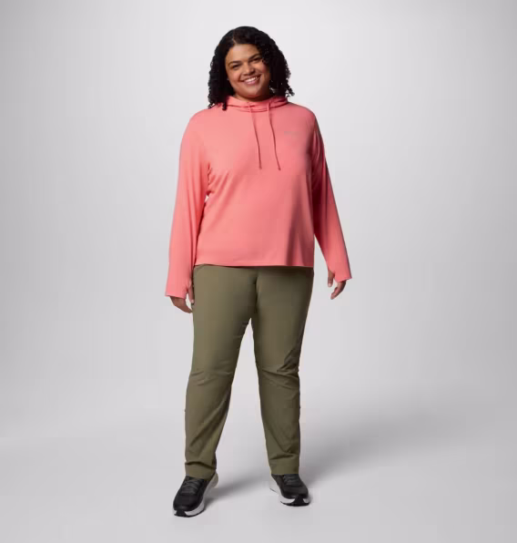 Columbia Kadın Sun Trek™ Kapüşonlu Sweatshirt II  Büyük Beden