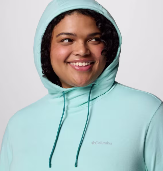 Columbia Kadın Sun Trek™ Kapüşonlu Sweatshirt II  Büyük Beden