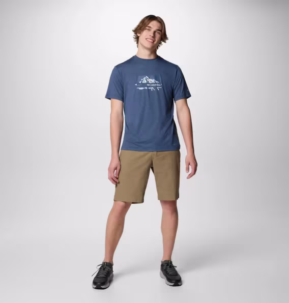 Columbia Erkek Kwick Hike™ Grafik Kısa Kollu Tişört