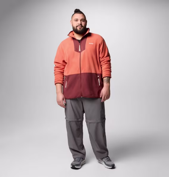 Columbia Erkek Büyük Beden Sequoia Grove™ Tam Fermuarlı Polar 