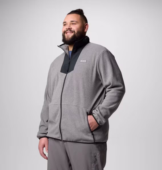 Columbia Erkek Büyük Beden Sequoia Grove™ Tam Fermuarlı Polar 