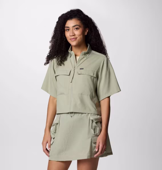 columbia-kadin-elevated-view-utility-kisa-kollu-gomlek-v-864403