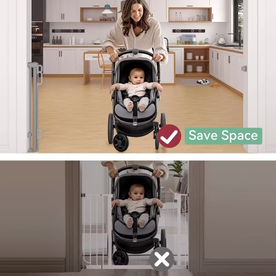 Momcozy Geri Çekilebilir Bebek Kapısı 