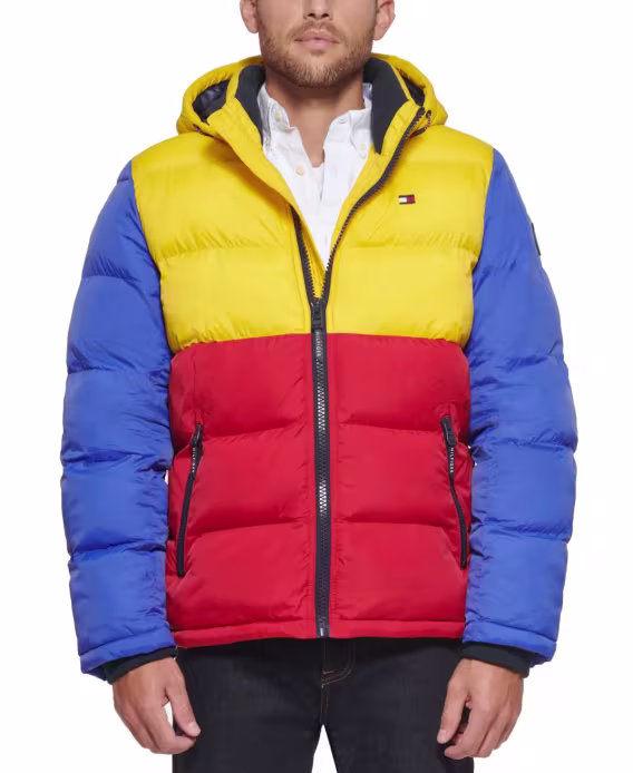 Tommy Hilfiger Erkek Quilted Şişme Mont