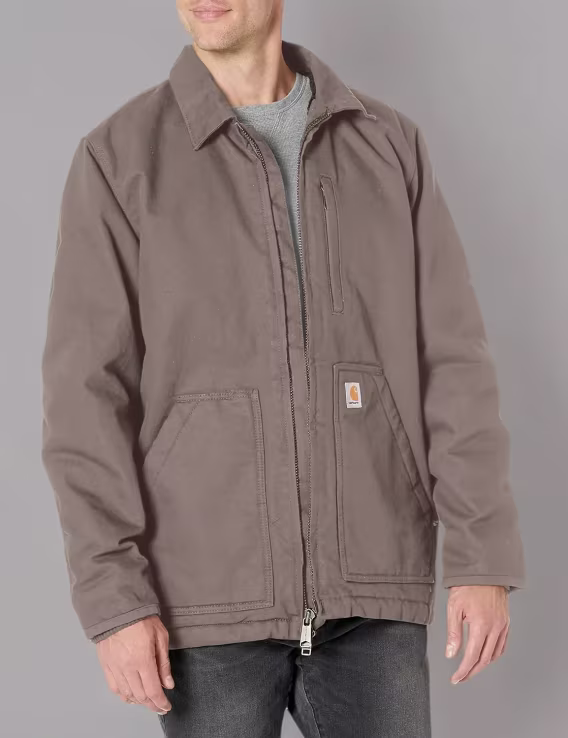 Carhartt Erkek Bol Kesim Sherpa Astarlı Ceket