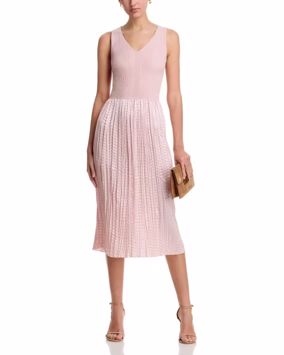 BOSS Kadın Fernani Plissé Elbise