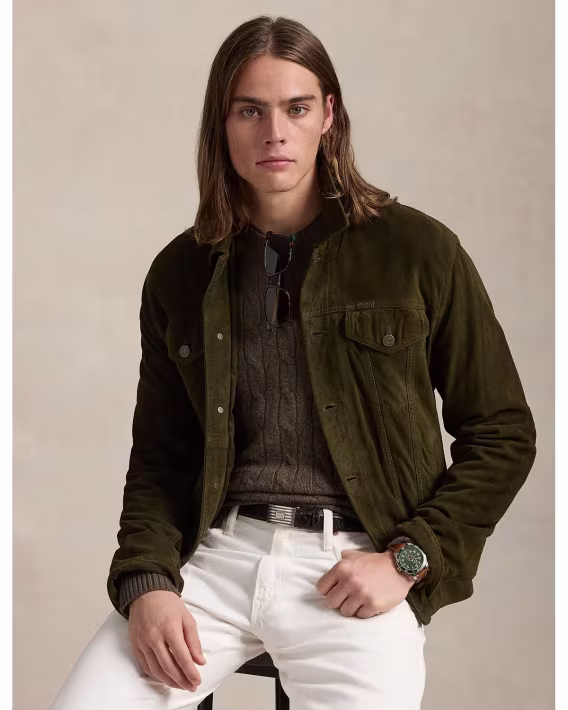 Polo Ralph Lauren Kaşmir Kablo Örgü Yuvarlak Yaka Kazak