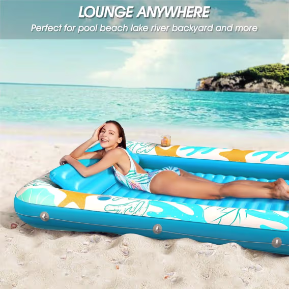 Jasonwell Şişme Bronzlaşma Havuzu Şezlong Şamandıra