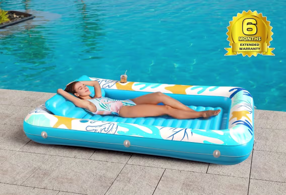 Jasonwell Şişme Bronzlaşma Havuzu Şezlong Şamandıra