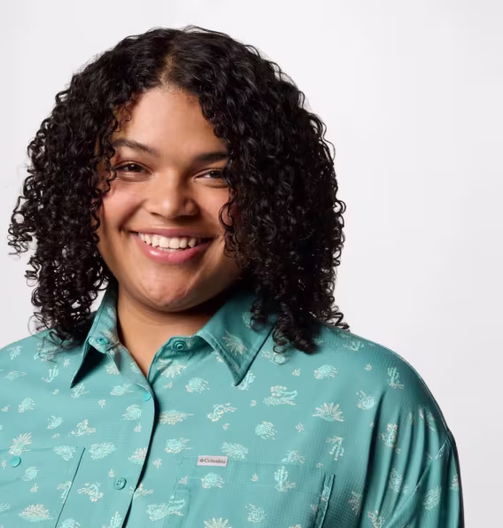 Columbia Kadın Silver Ridge™ Utility Desenli Uzun Kollu Gömlek  Büyük Beden