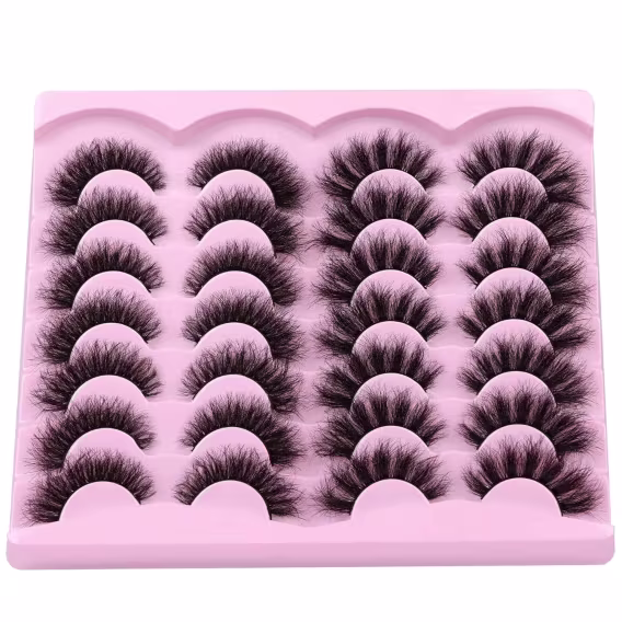 Newcally Kirpikler Vizon Takma Kirpikler Doğal Görünüm