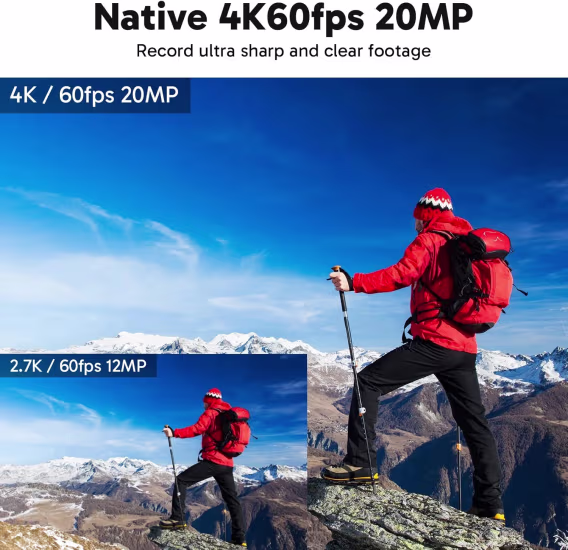AKASO V50 Elite 4K60fps Dokunmatik Ekran WiFi Su Geçirmez Aksiyon Kamerası