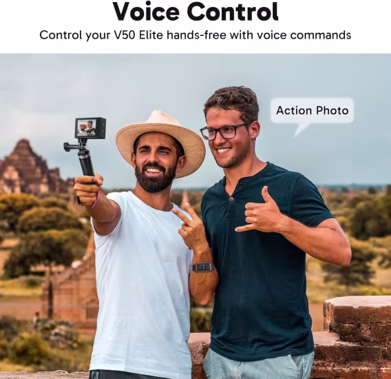 AKASO V50 Elite 4K60fps Dokunmatik Ekran WiFi Su Geçirmez Aksiyon Kamerası