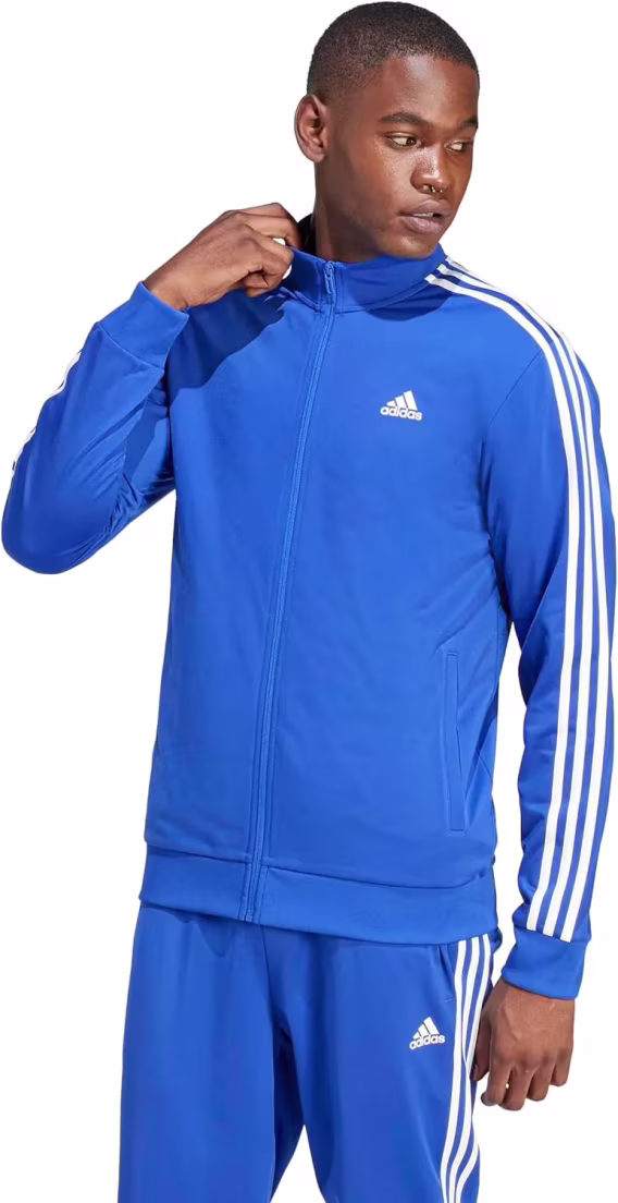 Adidas Erkek Essentials Çizgili Eşofman Üstü