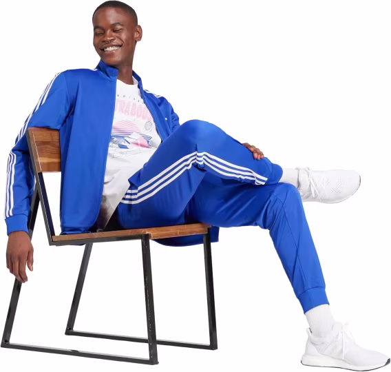 Adidas Erkek Essentials Çizgili Eşofman Üstü