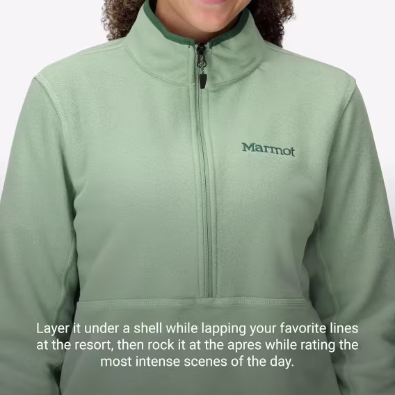 MARMOT Kadın Rocklin Polar 1/2 Fermuarlı Ceket