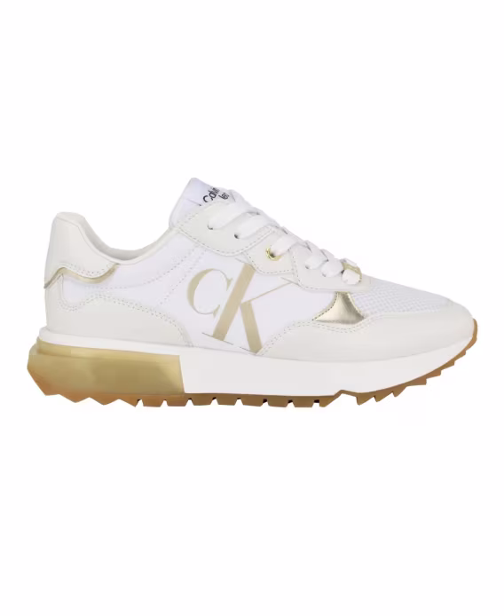 Calvin Klein Kadın Magalee Casual Logo LaceUp Sneaker