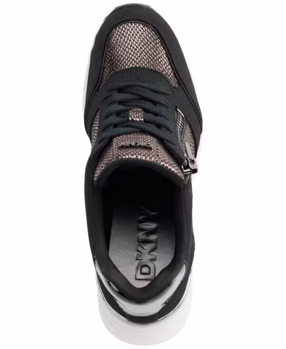 DKNY Kadın Kalina LaceUp Wedge Sneakers