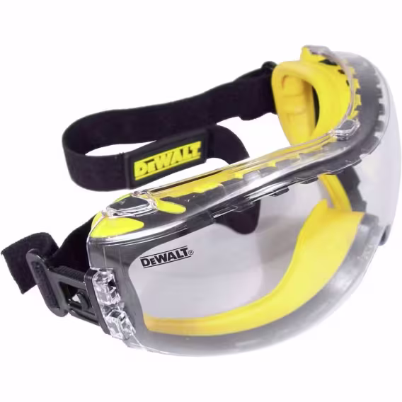 DEWALT GOGGLE Kapatıcı Şeffaf Güvenlik Çalışma Gözlüğü DPG8211D