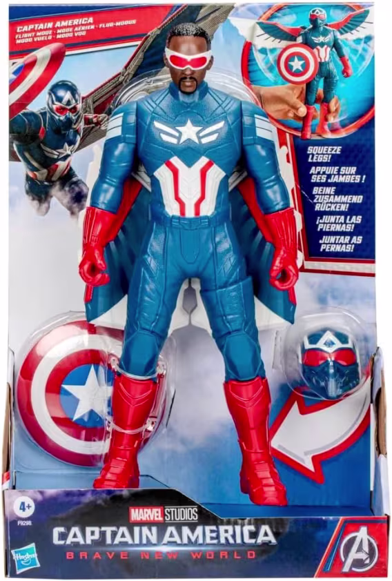 Marvel Avengers Kaptan Amerika: Cesur Yeni Dünya Uçuş Modu Figürü