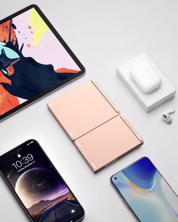 Samsers Touchpadli Katlanabilir Bluetooth Klavye