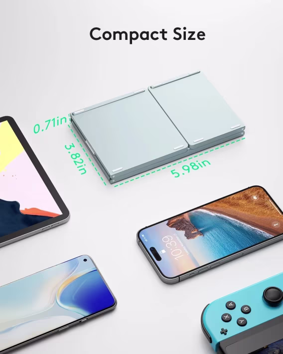 Samsers Touchpadli Katlanabilir Bluetooth Klavye