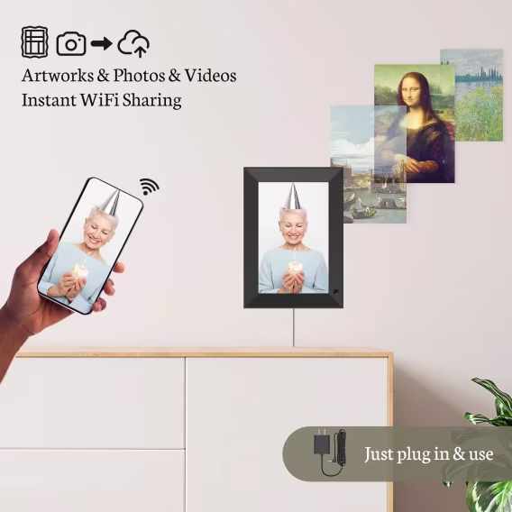 BSIMB 1280x800 HD WiFi Dijital Resim Çerçevesi