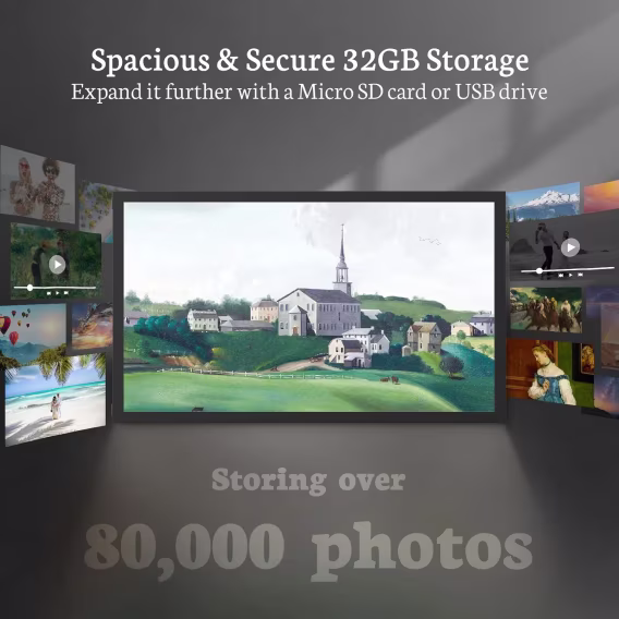 BSIMB Dokunmatik Ekranlı Dijital Resim Çerçevesi  1920x1080 FHD