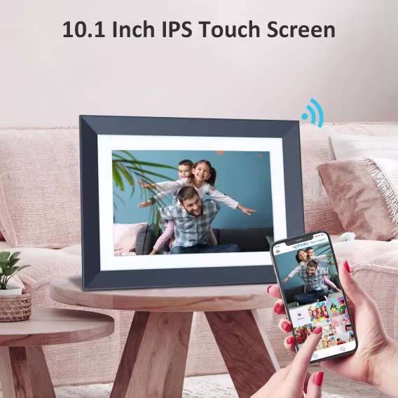 FULLJA 32GB Dokunmatik Ekranlı Dijital Resim Çerçevesi 15 inç