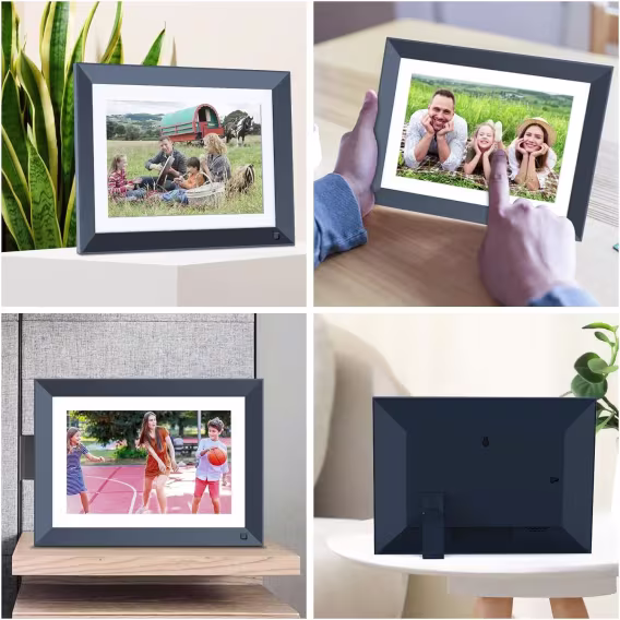 FULLJA 32GB Dokunmatik Ekranlı Dijital Resim Çerçevesi 15 inç