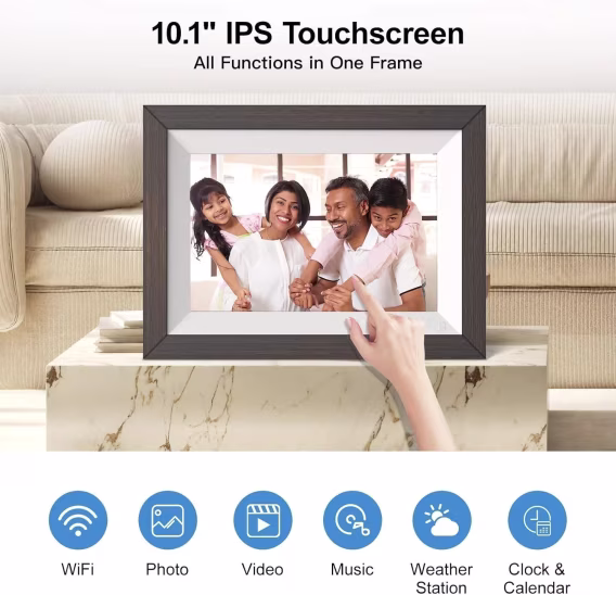 Fullja Wifi Dijital Resim Çerçevesi 10.1 inç