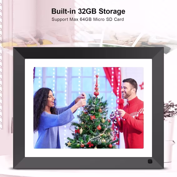 Fullja 11 inç Çift WiFi Dijital Fotoğraf Çerçevesi