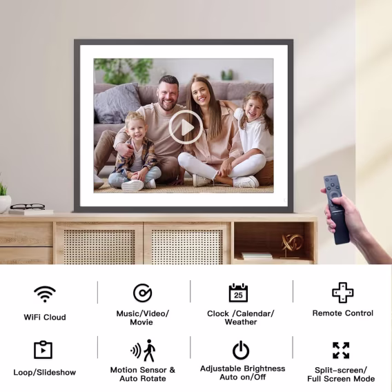 PWOSUN Dijital Resim Çerçevesi 32 GB