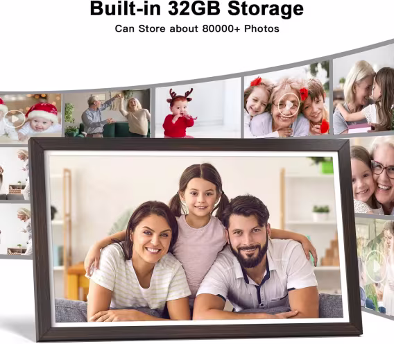 Nethgrow Büyük Dijital Resim Çerçevesi  21,5 inç