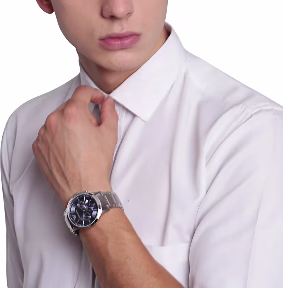 Emporio Armani Erkek AR2460 Elbise Gümüş Saat