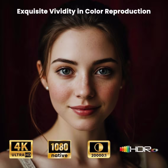 HOMPOW Yerli 1080P Full HD Bluetooth Projektör