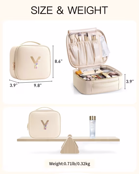 Vlando Seyahat Makyaj Kozmetik Çantası