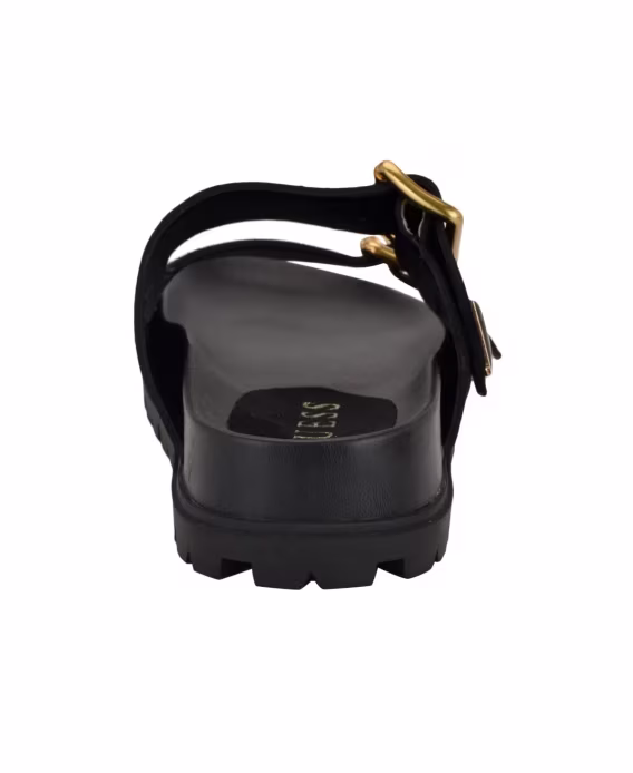 GUESS Kadın Bağcıklı Çift Tokalı Ayak Tabanlı Terlik