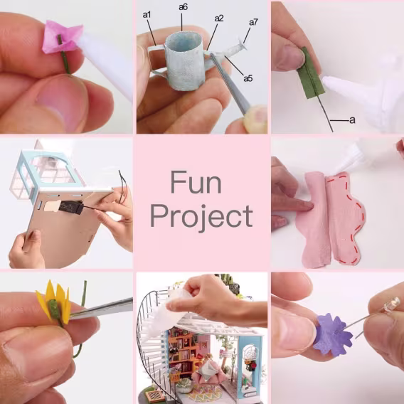 Rolife DIY Minyatür Ev Seti  Dora'nın Çatısı