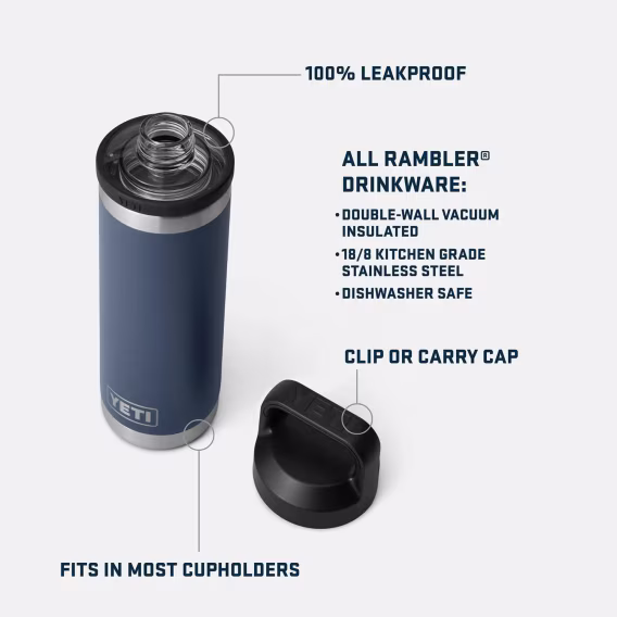 YETI Rambler Yalıtımlı Şişe  0.53 L