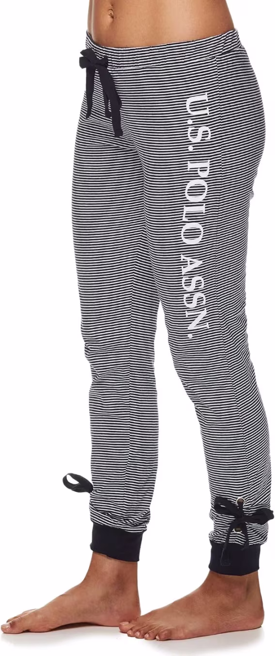 U.S. Polo Assn. Bayan Kısa Kollu Gömlek Pantolon Pijama Takımı