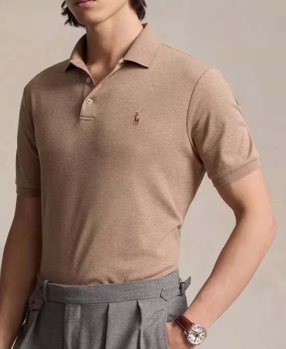Polo Ralph Lauren Erkek Klasik Fit Soft Pamuklu Polo Tişört