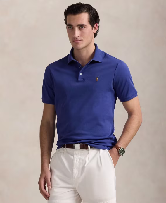 Polo Ralph Lauren Erkek Klasik Fit Soft Pamuklu Polo Tişört