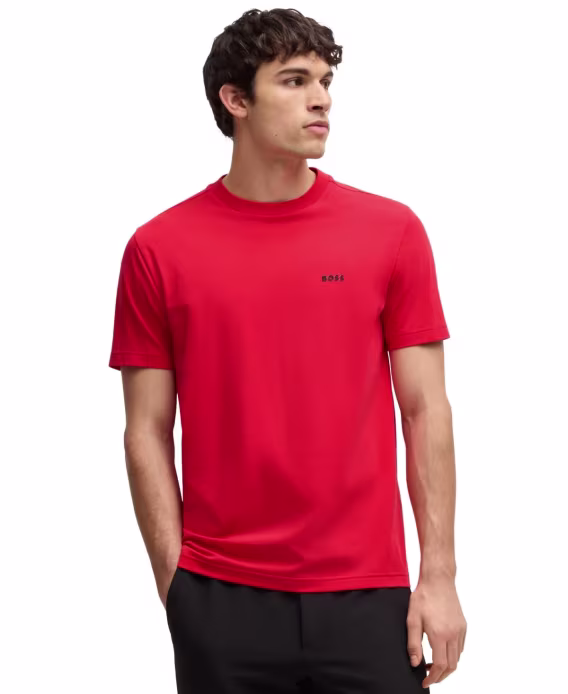 Hugo Boss Erkek Kontrast Logo RegularFit Tişört