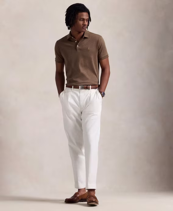 Polo Ralph Lauren Erkek Custom Slim Fit Soft Pamuklu Polo Tişört