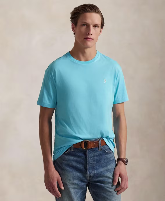 Polo Ralph Lauren Erkek Klasik Kesim Yuvarlak Yaka Tişört