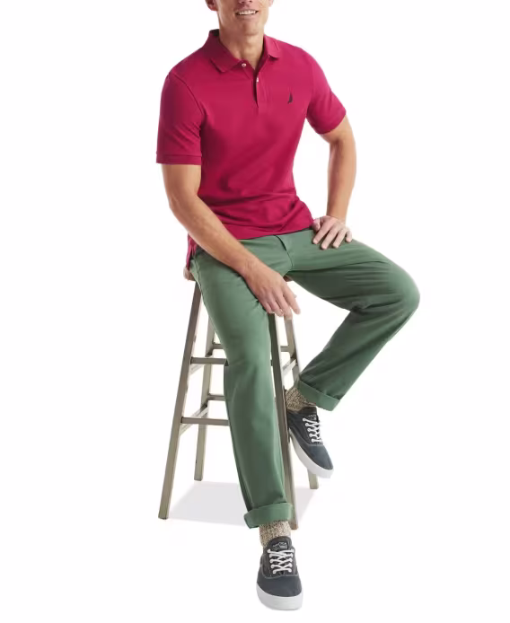 Nautica Erkek Klasik Fit Deck Performance Polo Tişört