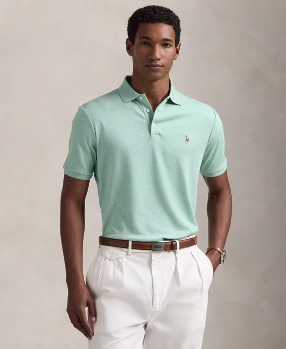 Polo Ralph Lauren Erkek Custom Slim Fit Soft Pamuklu Polo Tişört