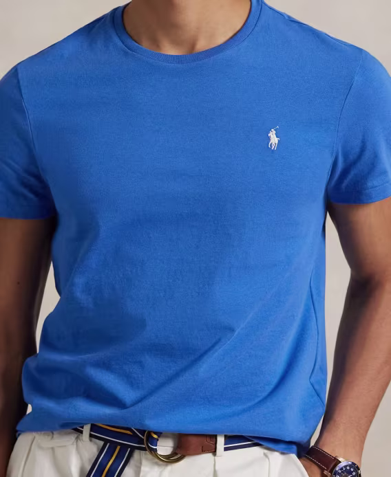 Polo Ralph Lauren Erkek Klasik Kesim Yuvarlak Yaka Tişört